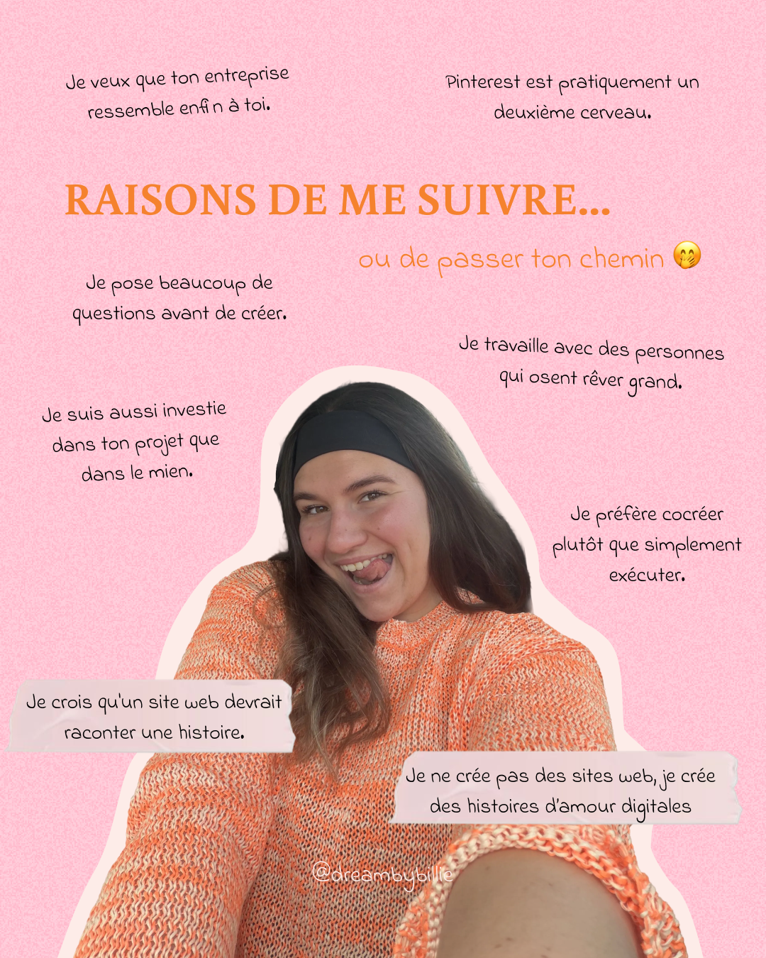 Projet Géranium Rosat — aperçu Instagram Dream by Billie